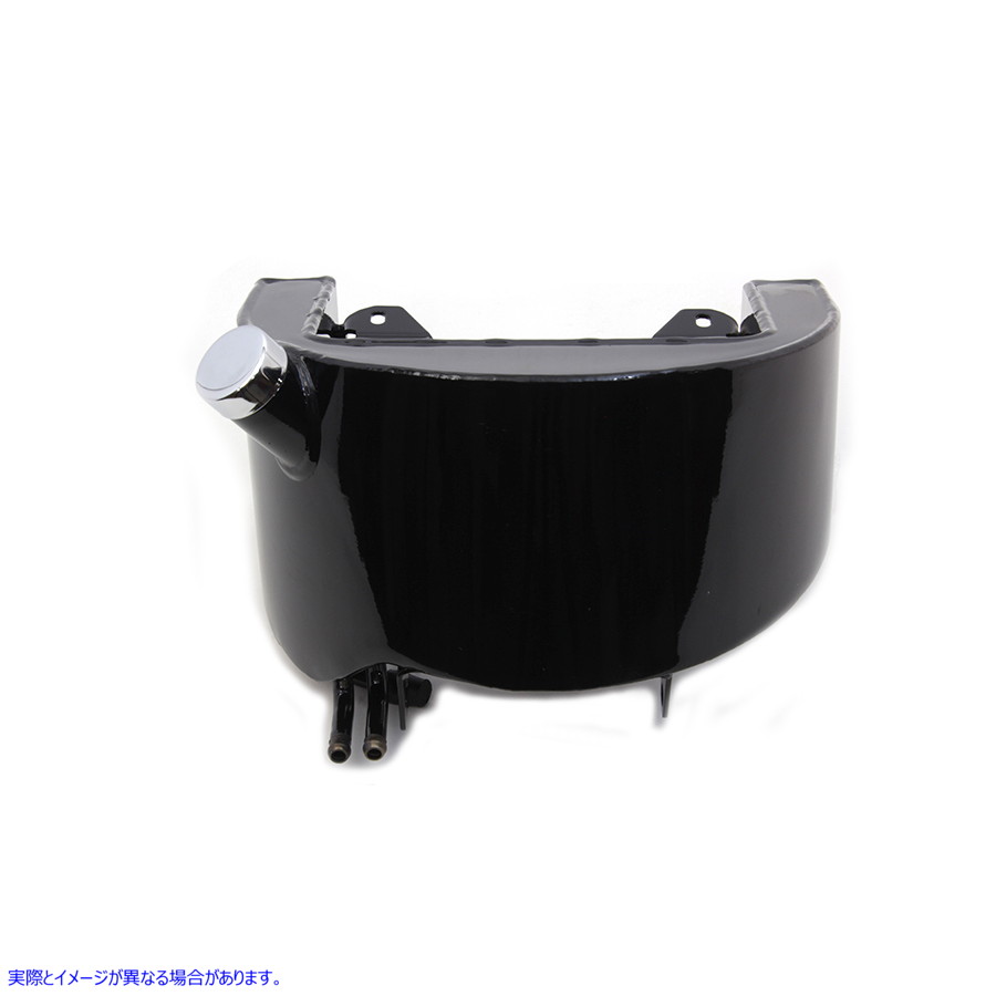 40-0393 グロスブラック オイルタンク 4 スピゴット Gloss Black Oil Tank 4 Spigot 取寄せ Vツイン (検索用／62498-89A