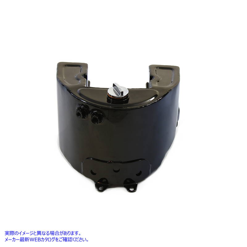 40-0472 レプリカブラックオイルタンク 取寄せ Vツイン Replica Black Oil Tank (検索用／