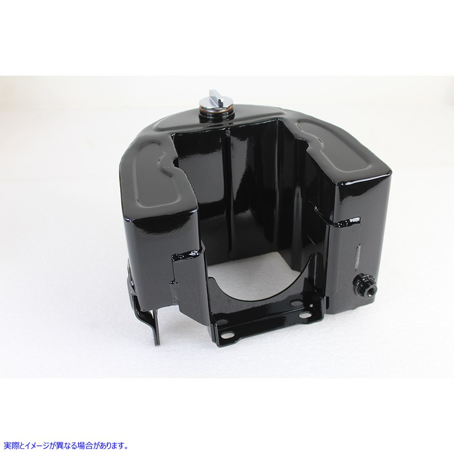 40-0480 レプリカブラックオイルタンク 取寄せ Vツイン Replica Black Oil Tank (検索用／