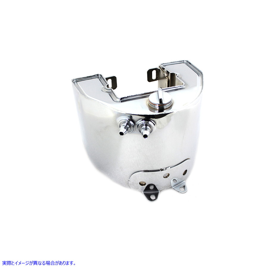 40-0491 ヨーク エレクトリック スタート オイル タンク クローム 取寄せ Vツイン York Electric Start Oil Tank Chrome (検索用