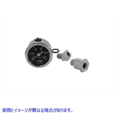 40-0516 液体充填オイルゲージ 取寄せ Vツイン Liquid Filled Oil Gauge (検索用／