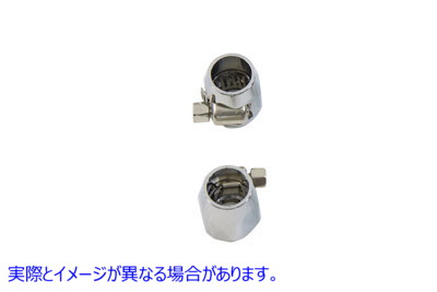 40-0592 ヘックスクロームエコノシールホースエンドセット 取寄せ Vツイン Hex Chrome Econo Seal Hose End Set (検索用／