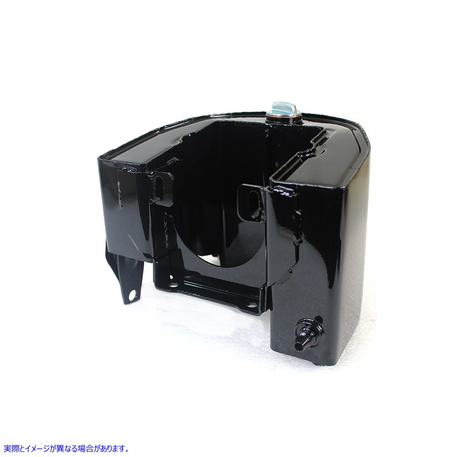 40-0616 ヨーク エレクトリック スタート オイル タンク ブラック 取寄せ Vツイン York Electric Start Oil Tank Black (検索用