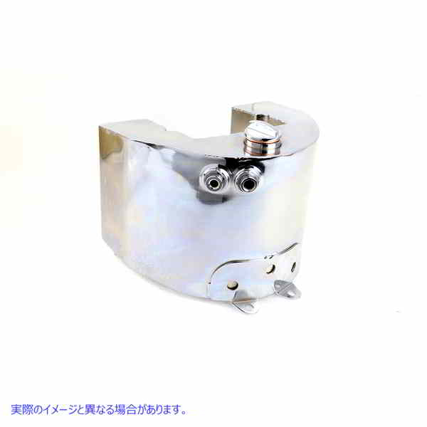 40-0620 レプリカ オイル タンク クローム、滑らかなトップ 取寄せ Vツイン Replica Oil Tank Chrome with Smooth Top (検索用／