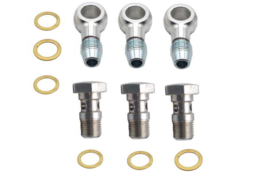 40-0621 取寄せ Vツイン Banjo Oil Line Kit (検索用／)