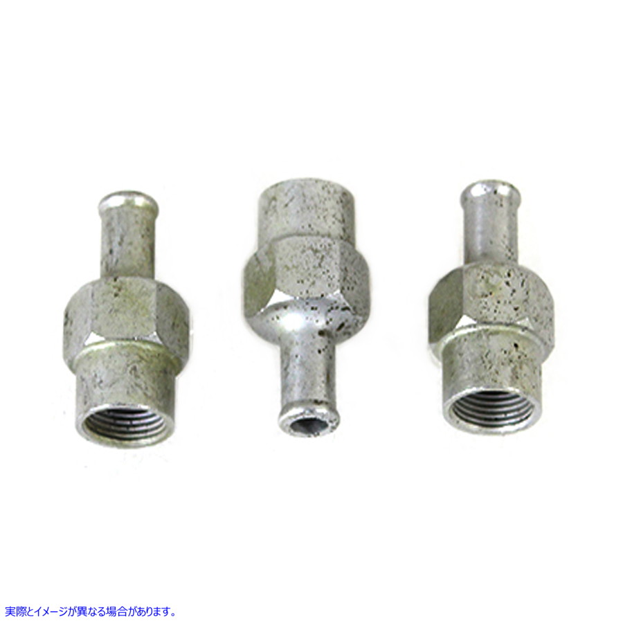 40-0877 WR 六角バーブ オイル ライン継手セット 亜鉛メッキ 取寄せ Vツイン WR Hex Barb Oil Line Fitting Set Zinc Plated (検