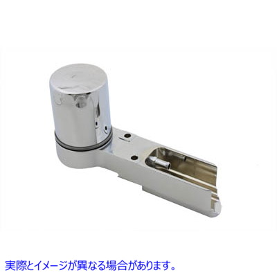 40-9911 クロームビレットオイルフィルターブラケット 取寄せ Vツイン Chrome Billet Oil Filter Bracket (検索用／