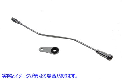 40-9985 オイルゲージラインとブラケットキット 取寄せ Vツイン Oil Gauge Line and Bracket Kit (検索用／