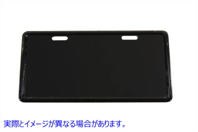42-0019 ナンバープレートフレームバッキングプレートブラック 取寄せ Vツイン License Plate Frame Backing Plate Black (検索