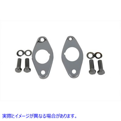 42-0030 スイングアーム ピボット カバー セット クローム 取寄せ Vツイン Swingarm Pivot Cover Set Chrome (検索用／47850-88