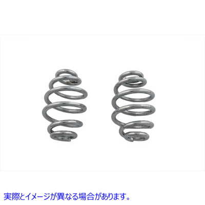 42-0033 クローム 3 インチ シート スプリング セット 取寄せ Vツイン Chrome 3 inch Seat Spring Set (検索用／