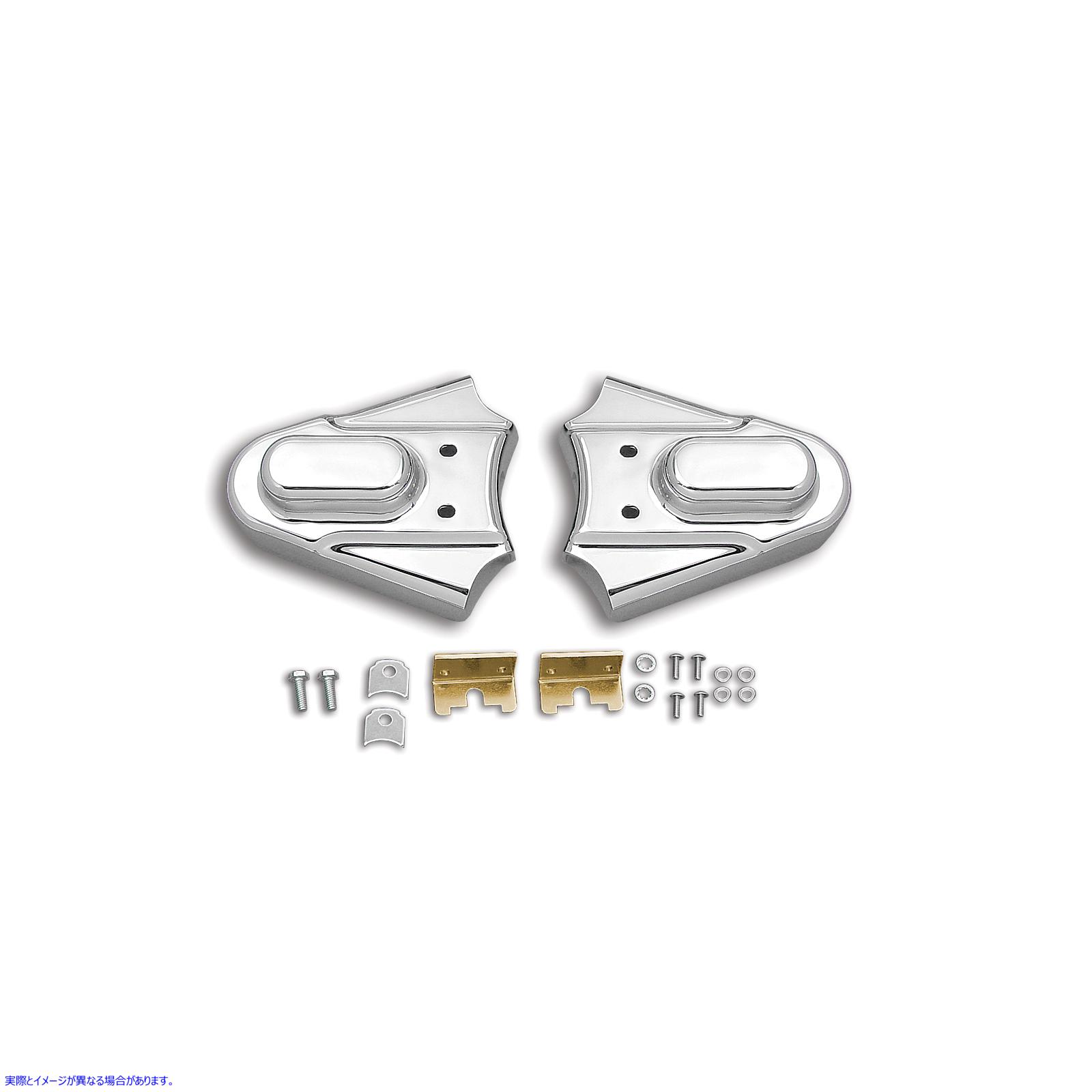 42-0034 リアフレームカバーセット クローム 取寄せ Vツイン Rear Frame Cover Set Chrome (検索用／