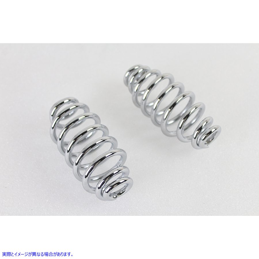 42-0055 クローム 5 インチ シート スプリング セット 取寄せ Vツイン Chrome 5 inch Seat Spring Set (検索用／