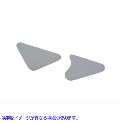 42-0056 フレームカバーインサートセット クローム 取寄せ Vツイン Frame Cover Insert Set Chrome (検索用／