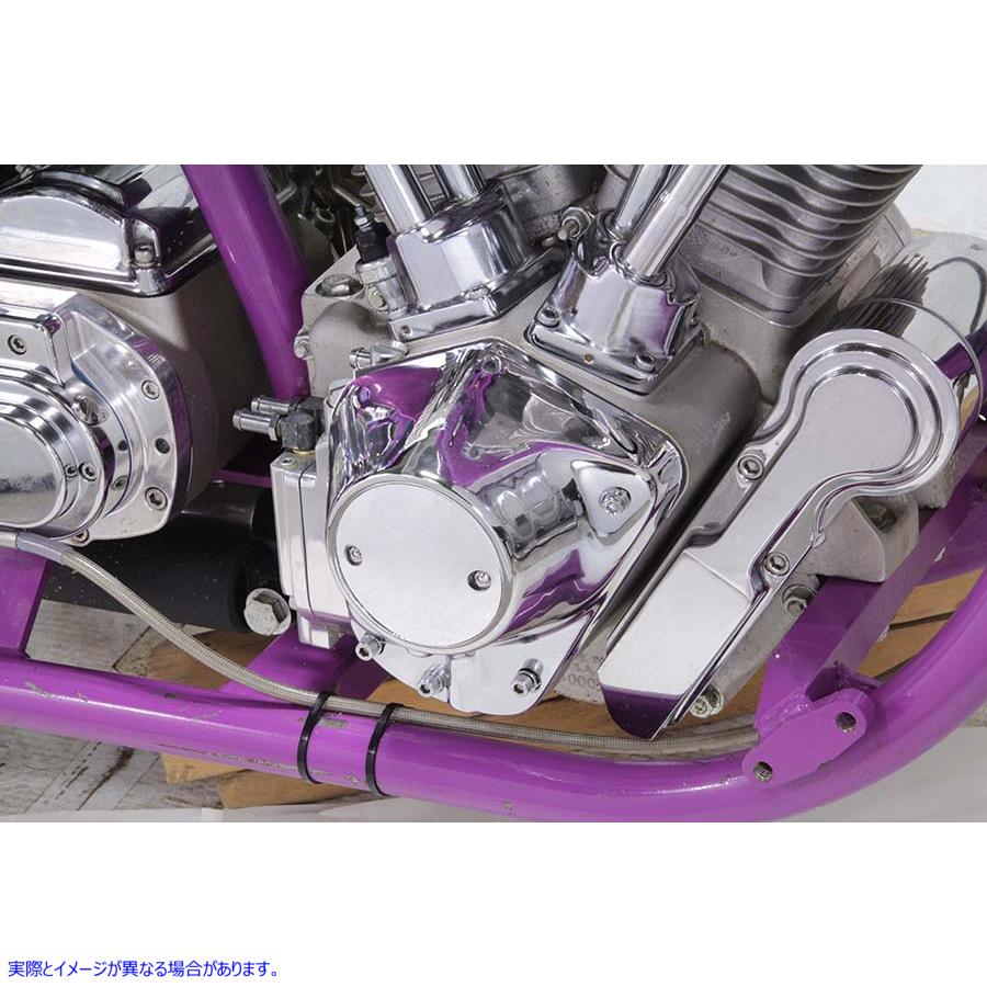 42-0111 カムカバートリムクローム 取寄せ Vツイン Cam Cover Trim Chrome (検索用／25250-91T