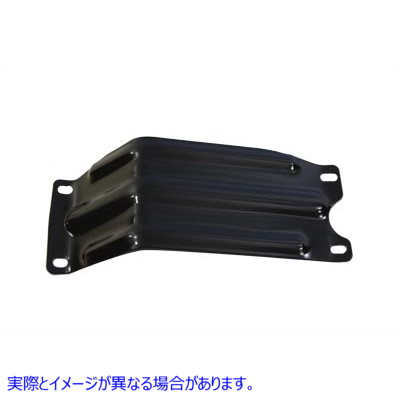 42-0117 V-Twin ブラックスキッドプレート 取寄せ Vツイン V-Twin Black Skid Plate (検索用／24490-36 .