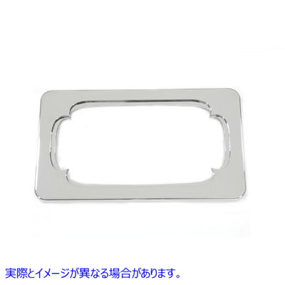 42-0164 ナンバー プレート フレーム ソーン スタイル クローム ビレット 取寄せ Vツイン License Plate Frame Thorn Style Chro