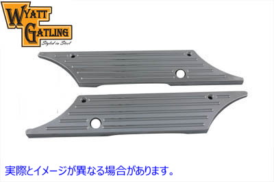42-0176 ワイアット ガトリング サドルバッグ フェイス プレート 取寄せ Vツイン Wyatt Gatling Saddlebag Face Plate (検索用／