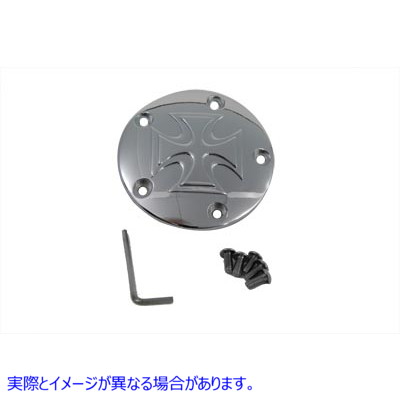42-0178 レッドバロン クロスイグニッションシステムカバー 5穴 クローム 取寄せ Vツイン Red Baron Cross Ignition System Cove