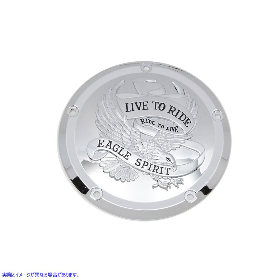 42-0226 イーグル スピリット ダービー カバー クローム 取寄せ Vツイン Eagle Spirit Derby Cover Chrome (検索用／