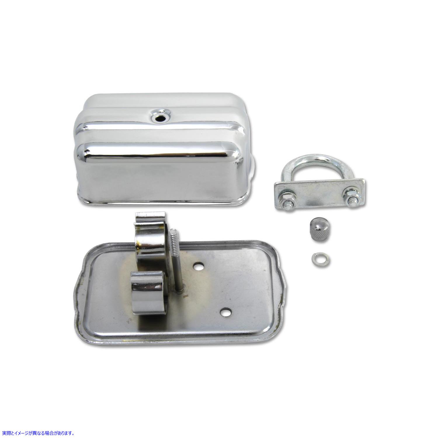 42-0318 クランプ付きユニバーサルクロームスパークプラグホルダー 取寄せ Vツイン Universal Chrome Spark Plug Holder with Cl