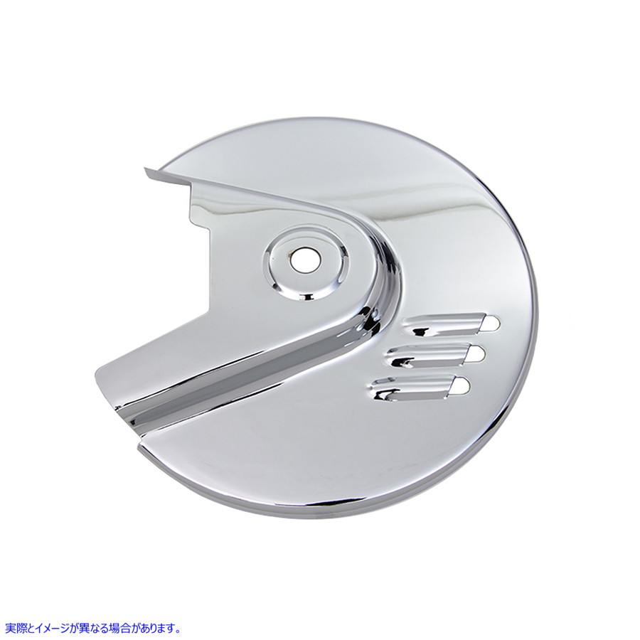 42-0337 クローム リア ブレーキ ディスク カバー 取寄せ Vツイン Chrome Rear Brake Disc Cover (検索用／