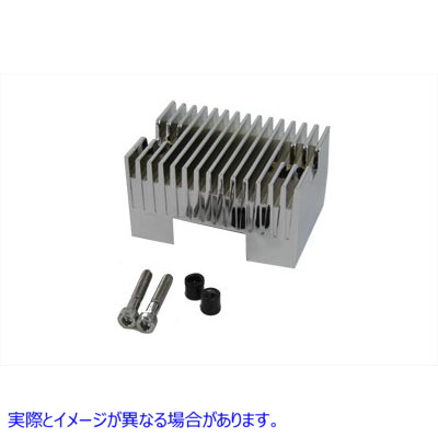 42-0405 クロームダイキャスト製ボルトパックカバー 取寄せ Vツイン Chrome Die-Cast Volt Pack Cover (検索用／