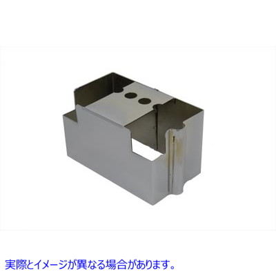 42-0427 バッテリートップカバー クローム 取寄せ Vツイン Battery Top Cover Chrome (検索用／