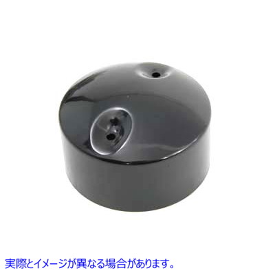 42-0438 ブラック ジェネレーター 3 ブラシ エンド カバー 取寄せ Vツイン Black Generator 3-Brush End Cover (検索用／30137-3
