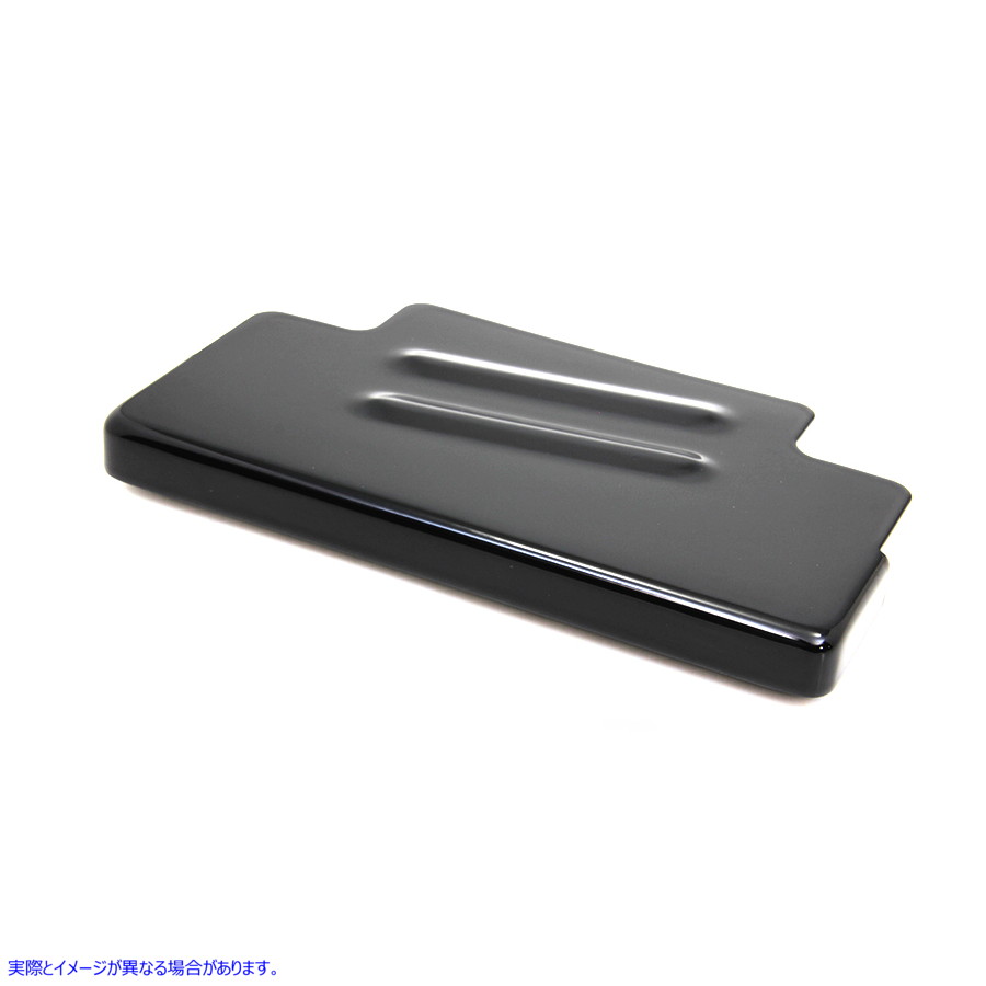 42-0569 バッテリートップカバー ブラック 取寄せ Vツイン Battery Top Cover Black (検索用／66366-90