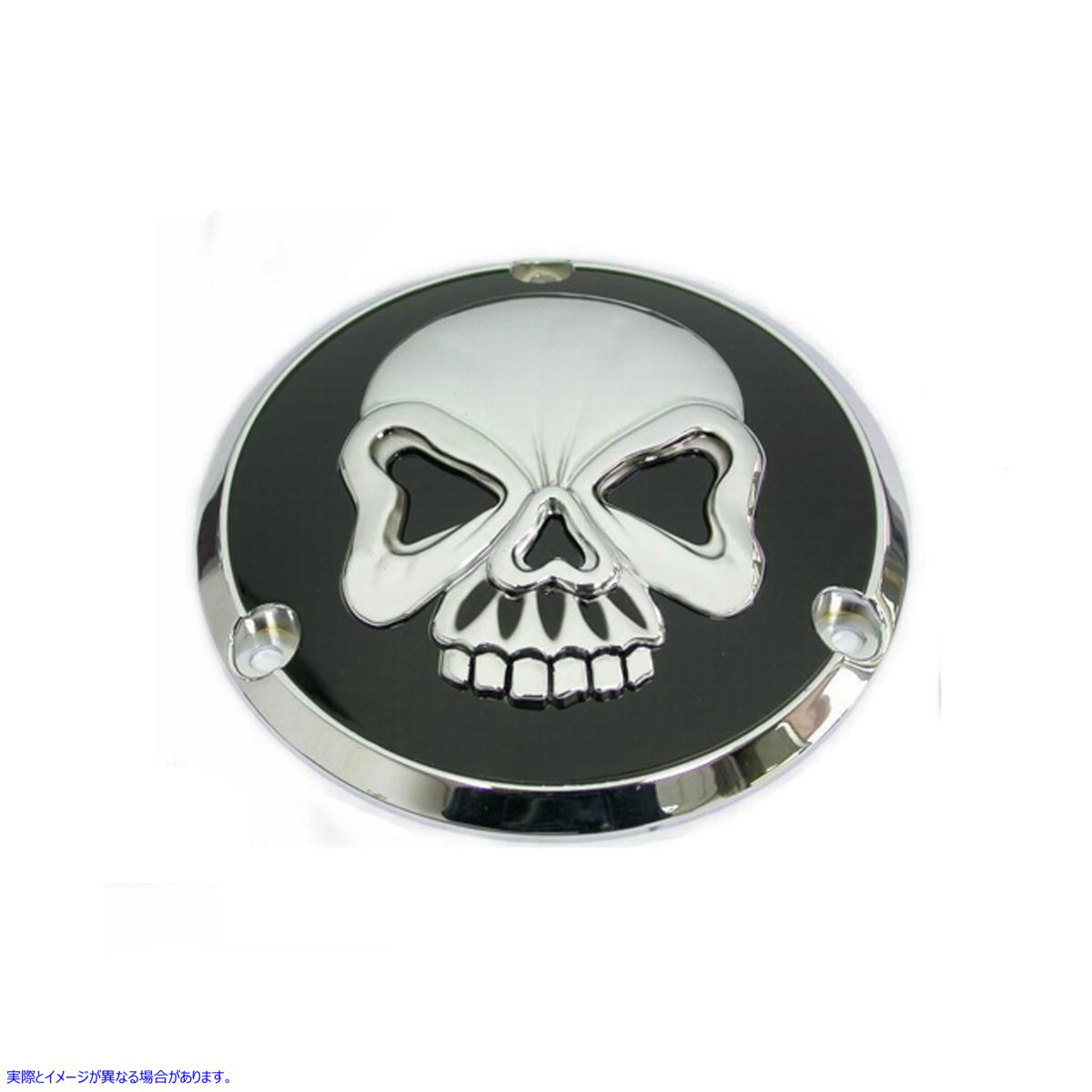 42-0581 スカルデザイン点火システムカバー 取寄せ Vツイン Skull Design Ignition System Cover (検索用／