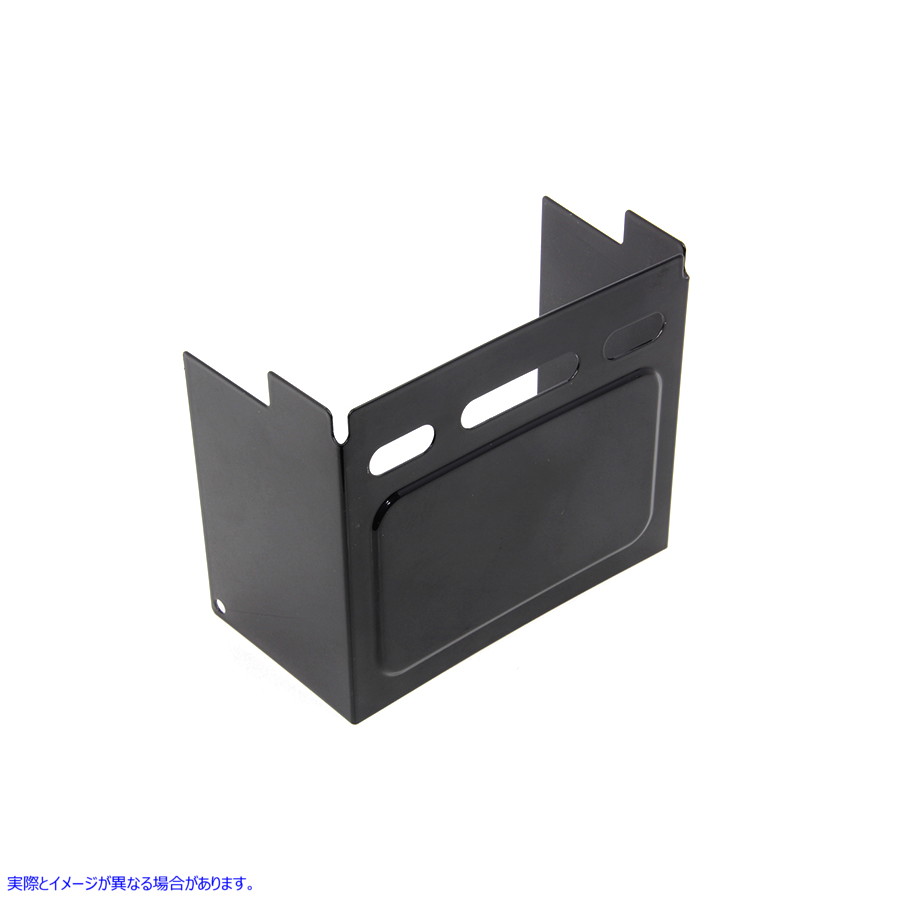 42-0585 ブラックエンボスバッテリーサイドカバー 取寄せ Vツイン Black Embossed Battery Side Cover (検索用／66347-91 66367-