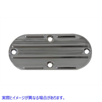 42-0600 オーバル検査用クロームフィンタイプ 取寄せ Vツイン Oval Inspection Chrome Finned Type (検索用／