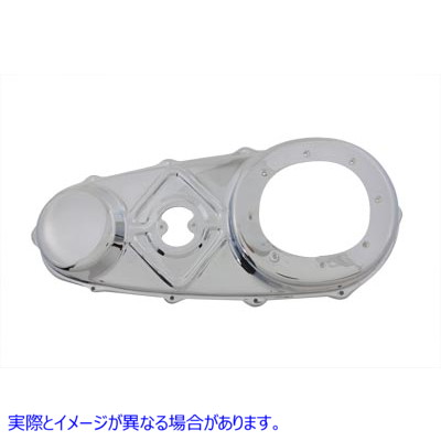 42-0611 クロームアウタープライマリーカバー 取寄せ Vツイン Chrome Outer Primary Cover (検索用／