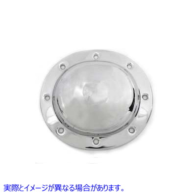 42-0627 ディンプルダービーカバー クローム 取寄せ Vツイン Dimple Derby Cover Chrome (検索用／60555-36