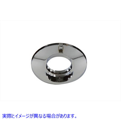 42-0668 クローム フロント ハブキャップ 4-1/2 インチ 取寄せ Vツイン Chrome Front Hubcap 4-1/2 inch (検索用／44443-81