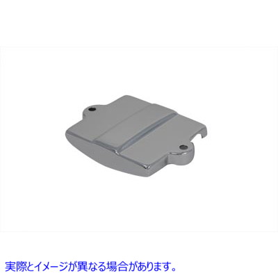 42-0762 クロム 6 ボルト バッテリー トップ カバー 取寄せ Vツイン Chrome 6 Volt Battery Top Cover (検索用／66373-54