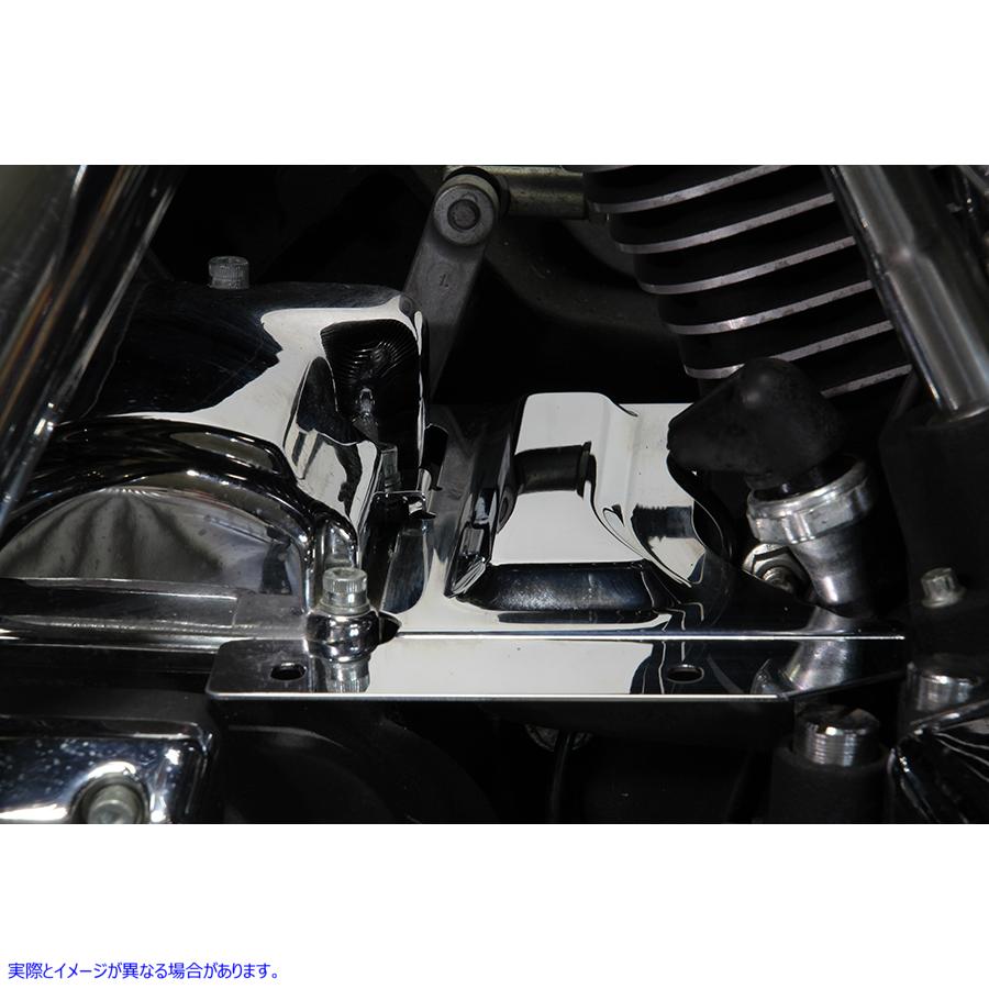 42-0794 クロームトップオイルポンプカバー 取寄せ Vツイン Chrome Top Oil Pump Cover (検索用／66090-96A