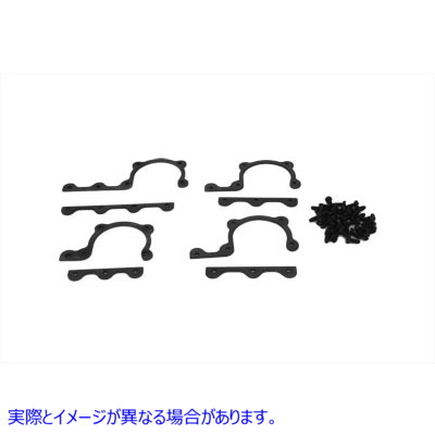 42-0864 レプリカロッカーアームカバーストラップガスケットキット 取寄せ Vツイン Replica Rocker Arm Cover Strap Gasket Kit
