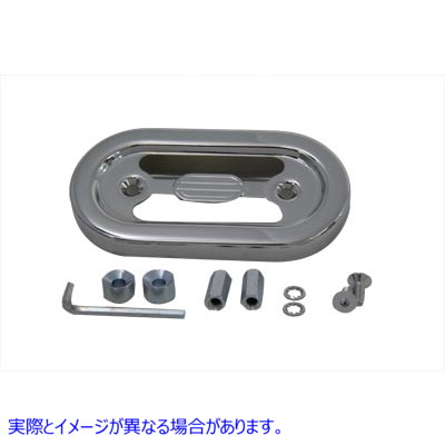 42-0927 電圧レギュレーターカバー クローム 取寄せ Vツイン Voltage Regulator Cover Chrome (検索用／74578-97