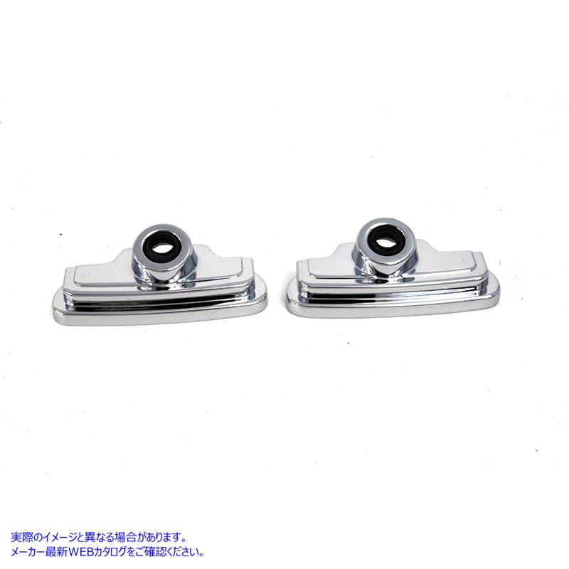 42-0929 ヘッドおよびスパークプラグカバー クローム 取寄せ Vツイン Head and Spark Plug Cover Chrome (検索用／