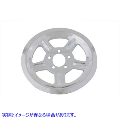 42-0934 クローム リア プーリー カバー 68 歯 取寄せ Vツイン Chrome Rear Pulley Cover 68 Tooth (検索用／91746-03