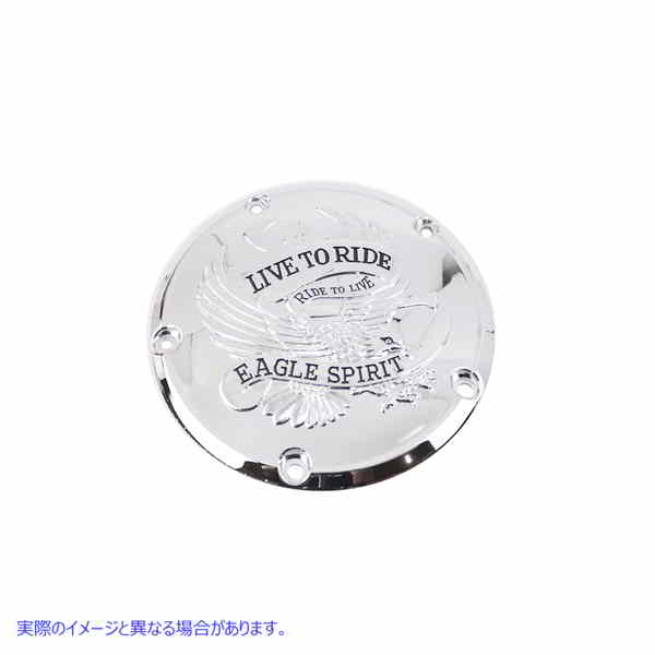 42-0950 イーグル スピリット ダービー カバー クローム 取寄せ Vツイン Eagle Spirit Derby Cover Chrome (検索用／25372-02