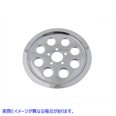 42-0963 アウタープーリーカバー 70歯 クローム 取寄せ Vツイン Outer Pulley Cover 70 Tooth Chrome (検索用／
