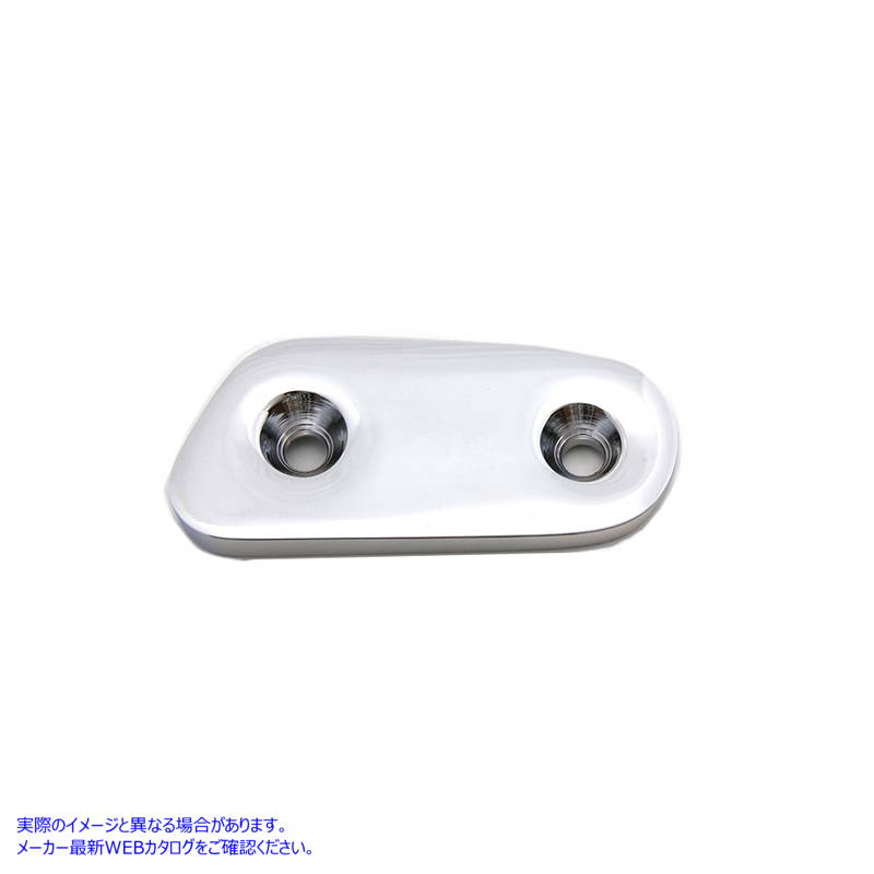 42-0968 点検カバー クローム 取寄せ Vツイン Inspection Cover Chrome (検索用／34761-04