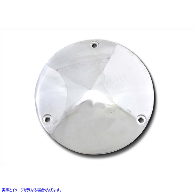 42-1029 ドームダービーカバー クローム 取寄せ Vツイン Dome Derby Cover Chrome (検索用／