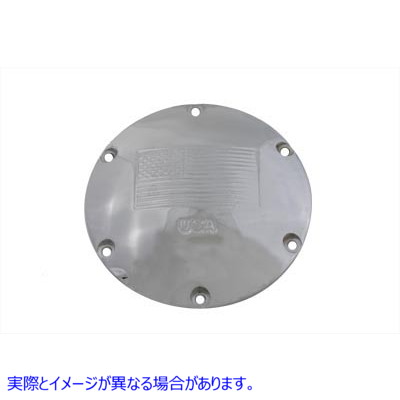 42-1045 クロムダービーカバー Chrome Derby Cover 取寄せ Vツイン (検索用／ V-Twin