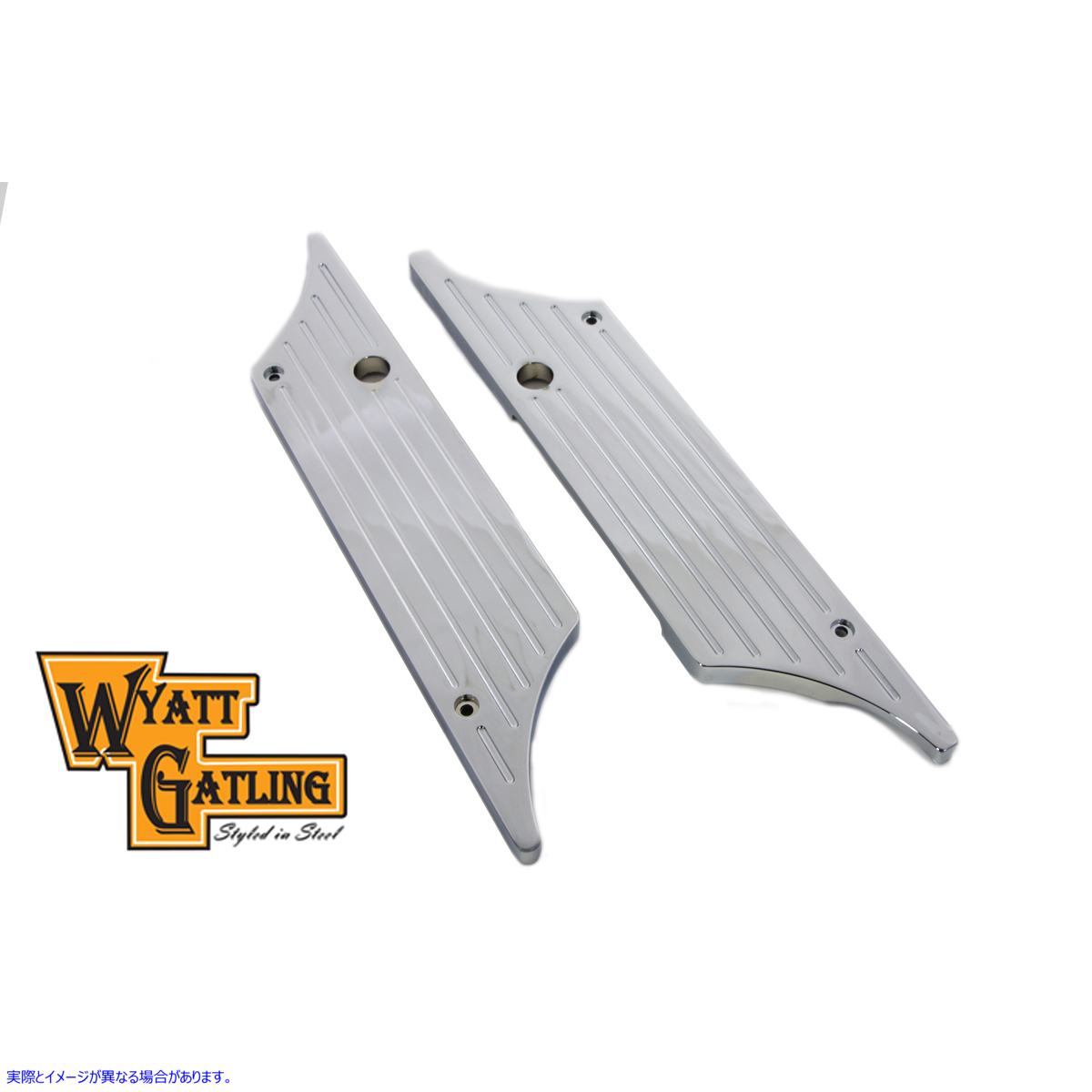 42-1104 ワイアット ガトリング サドルバッグ フェイス プレート 取寄せ Vツイン Wyatt Gatling Saddlebag Face Plate (検索用／