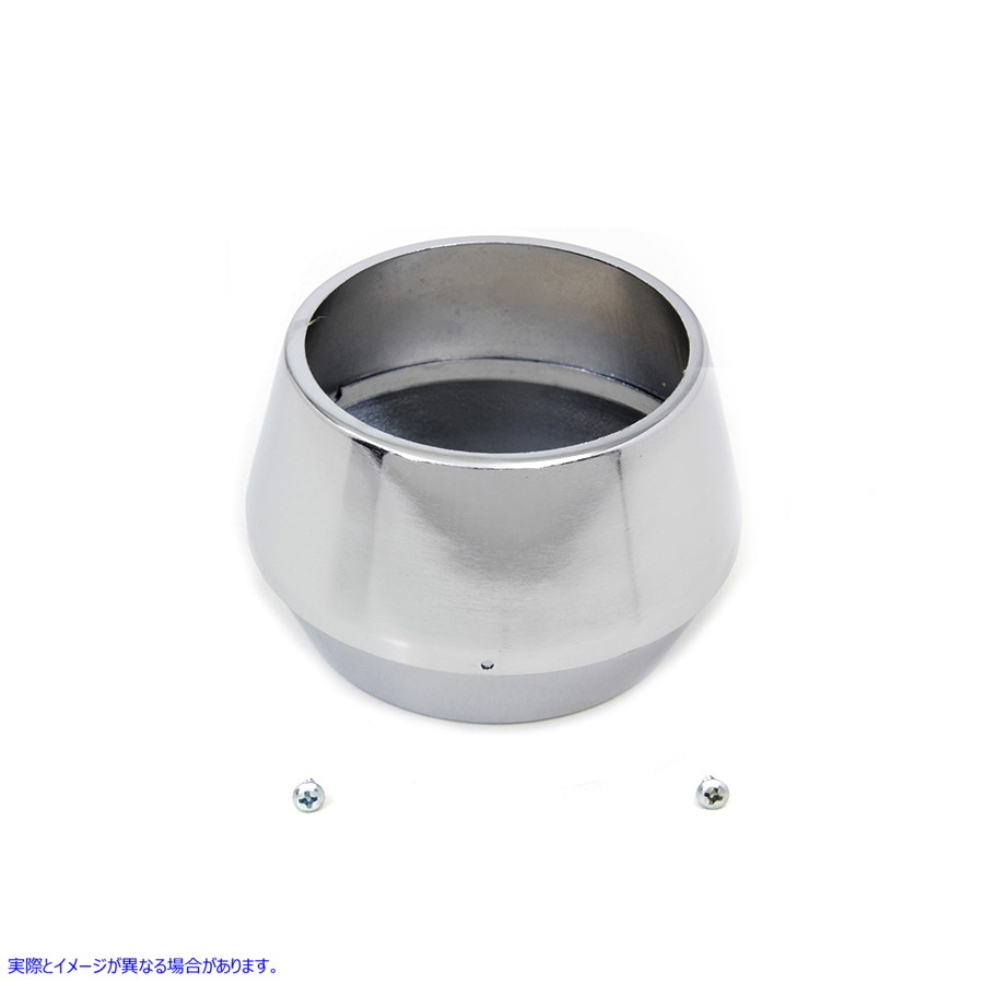 42-1137 クロームタコメーターカバー 取寄せ Vツイン Chrome Tachometer Cover (検索用／