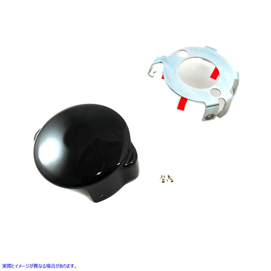 42-1167 FLT スターター モーター エンド カバー キット ブラック 取寄せ Vツイン FLT Starter Motor End Cover Kit Black (検索